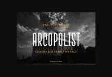 Arcopolist Font Arcopolist Font Poster 1