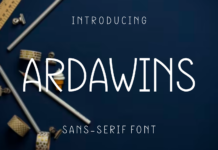 Ardawins Font Poster 1