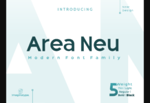 Area Neu Font Poster 1