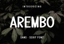 Arembo Font Poster 1