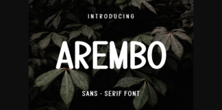 Arembo Font Poster 1