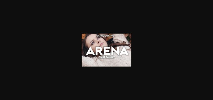 Arena Font Poster 3