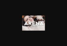 Arena Font Poster 1