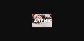 Arena Font Poster 1
