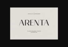 Arenta Font Poster 1