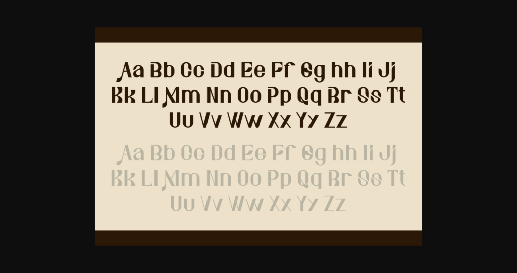 Argantara Font Poster 2