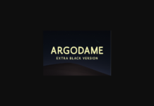 Argodame Extra Black Font Poster 1