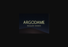 Argodame Font Poster 1