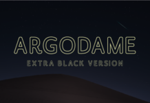 Argodame Outline Extra Black Font Argodame Outline Extra Black Font