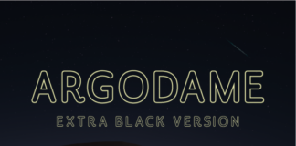 Argodame Outline Extra Black Font