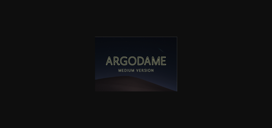 Argodame Outline Medium Font Poster 3