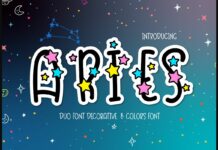 Aries Font Poster 1