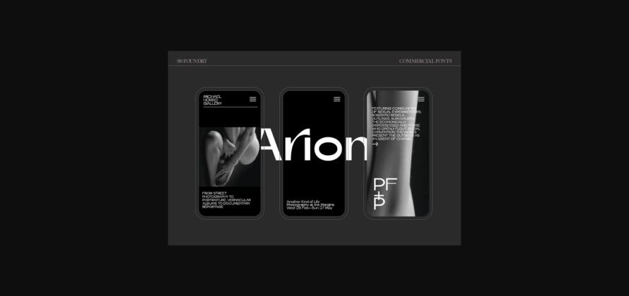 Ariom Font Poster 8