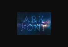 Ark Font Poster 1