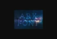 Ark Font Poster 1