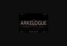 Arkelogue Medium Font Poster 1