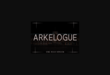 Arkelogue Semi-Bold Font Poster 1