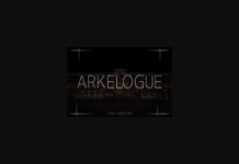 Arkelogue Thin Font Poster 1