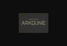 Arkqunie Outline Regular Font Poster 1