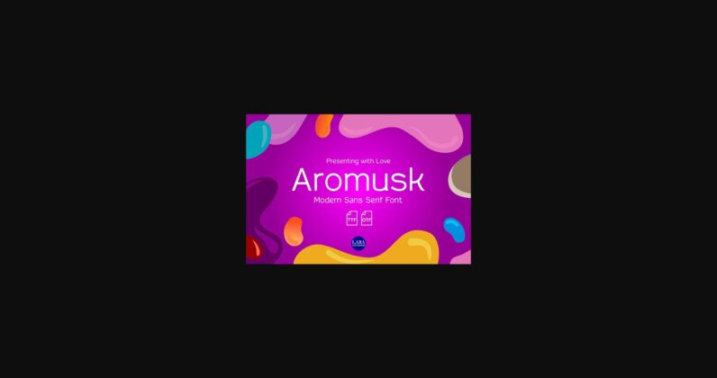 Aromusk Font Poster 3