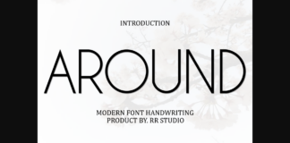 Around Font Poster 1