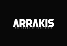 Arrakis Font Poster 1