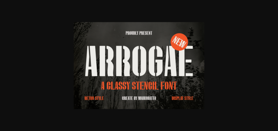 Arrogae Font Poster 3