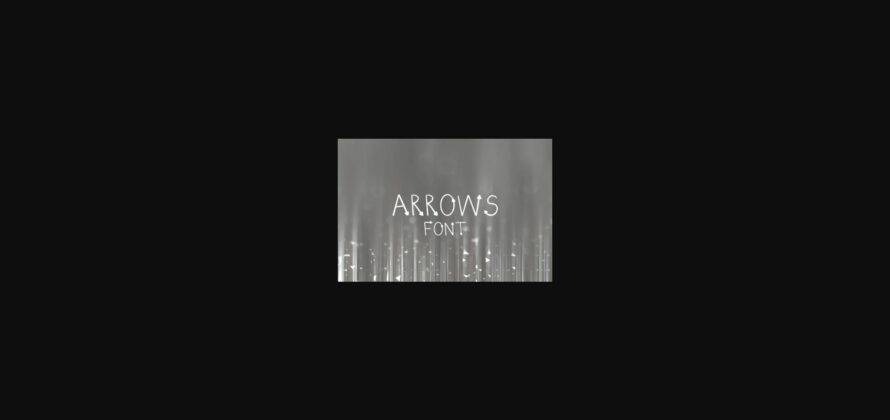 Arrows Font Poster 3