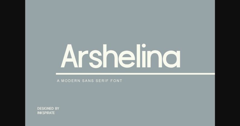 Arshelina Font Poster 3