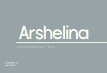 Arshelina Font Poster 1