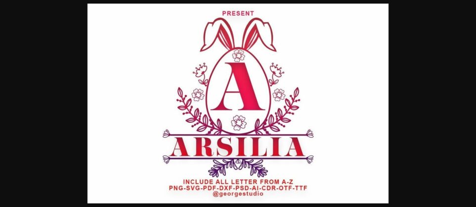 Arsilia Font Poster 3