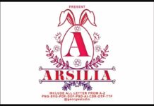 Arsilia Font Poster 1