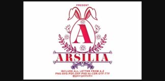 Arsilia Font Poster 1