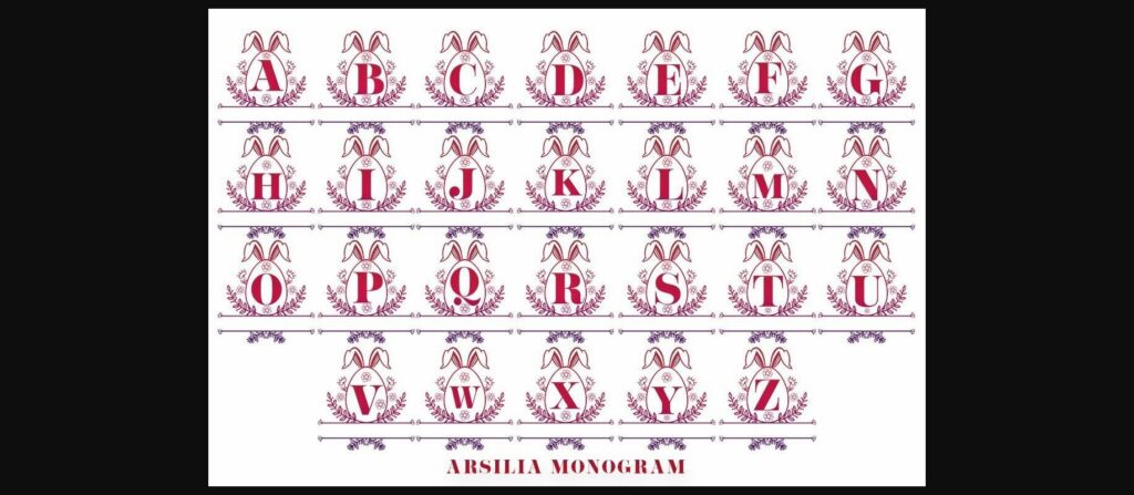 Arsilia Font Poster 5