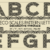 Art Deco Scales Pattern Lettering Font