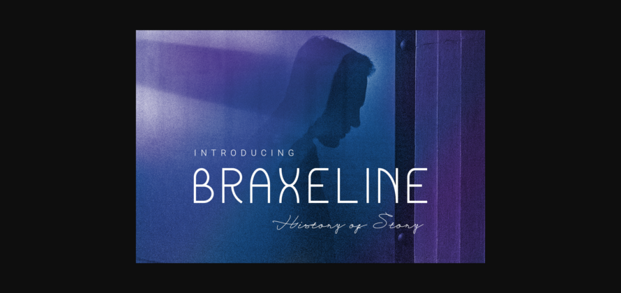 Braxeline Font Poster 3