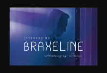 Braxeline Font Poster 1
