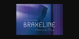 Braxeline Font Poster 1