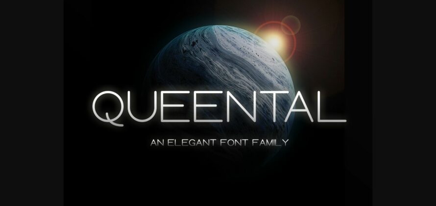 Queental Font Poster 3