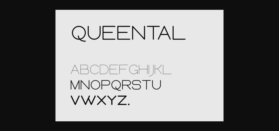 Queental Font Poster 7