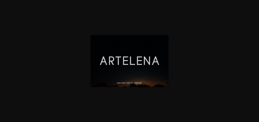 Artelena Font Poster 3