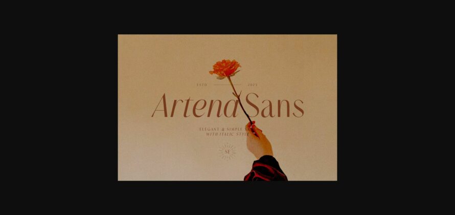 Artena Font Poster 3