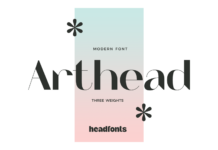 Arthead Font Poster 1