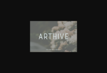 Arthive Font Poster 1