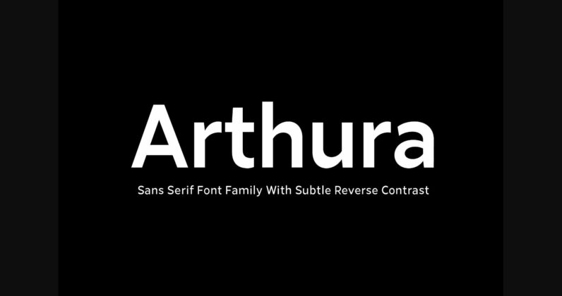 Arthura Font Poster 3
