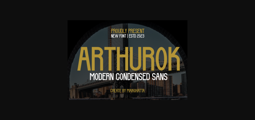 Arthurok Font Poster 3
