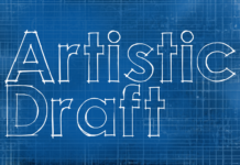 Artistic Draft Font Poster 1