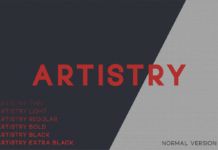 Artistry Font Poster 1