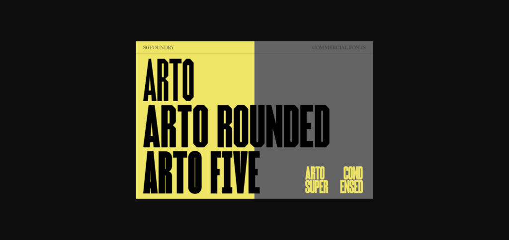 Arto Font Poster 5