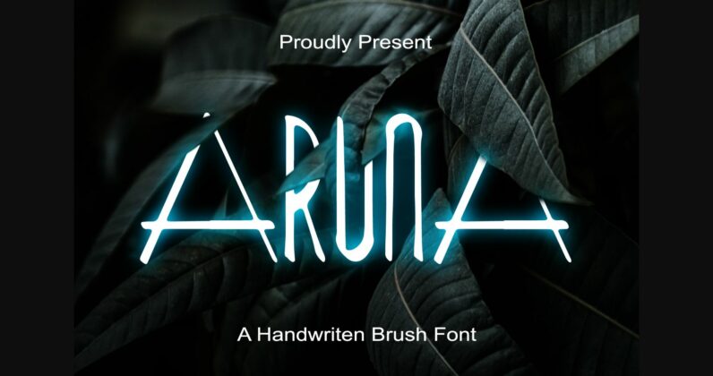 Aruna Font Poster 3